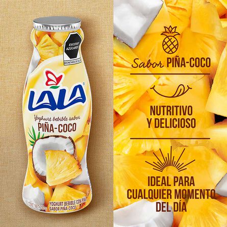 Yoghurt Lala Bebible Piña Coco 220 g image number 2