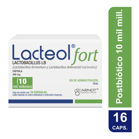 Lacteol Fort 10 Mil Millones 28 Caps image number 1