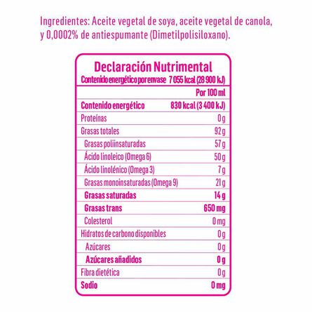 Aceite Vegetal Comestible Sabrosano Rinde+ 850ml image number 2