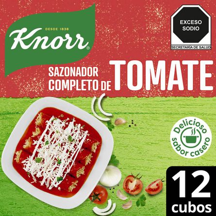Sazonador Knorr Tomate 12 Cubos de 10.5 g image number 1