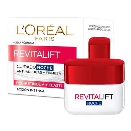 Crema Facial de Noche Revitalift de L'Oréal Paris Anti-Arrugas 49 g image number 6