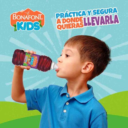 Agua Bonafont Kids con Jugo Natural sabor Uva 6 Pack PET 300 ml image number 4