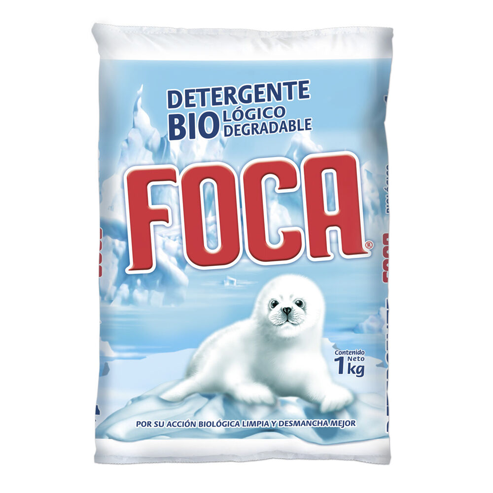 Detergente en Polvo para Ropa Foca Biológico 1 kg image number 0