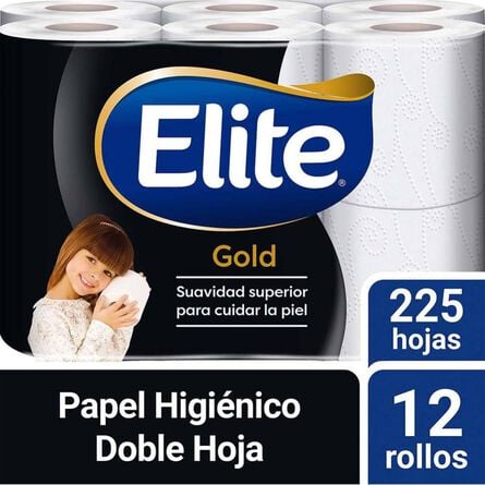 Papel Higiénico Elite Gold 12 Rollos image number 1