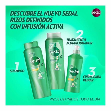 Shampoo Sedal Rizos Definidos 620 ml image number 3