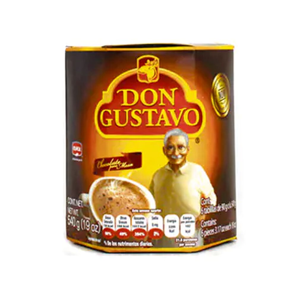 Chocolate De Mesa Don Gustavo 540 Gr image number 0