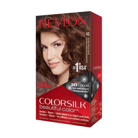Tinte para cabello Beautiful Color Keratina Castaño Cobrizo Dorado tono 46 59.1 ml image number 2