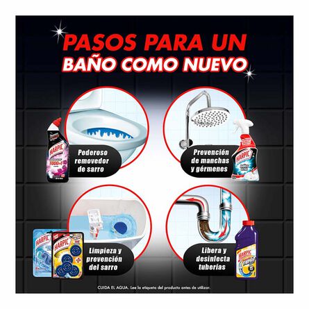 Harpic® Líquido Desinfectante para Inodoros Power Ultra Todo en 1 Lavanda 750 ml image number 5