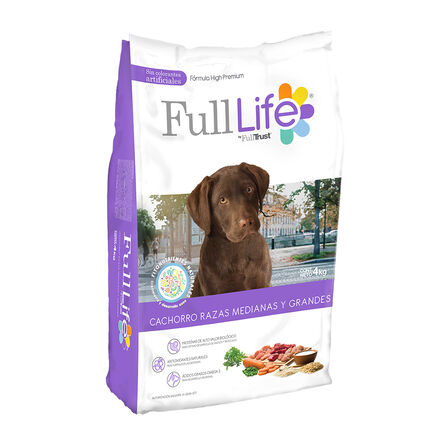 Alimento para perro cachorro Full Life razas medianas y grandes 4 Kg image number 1