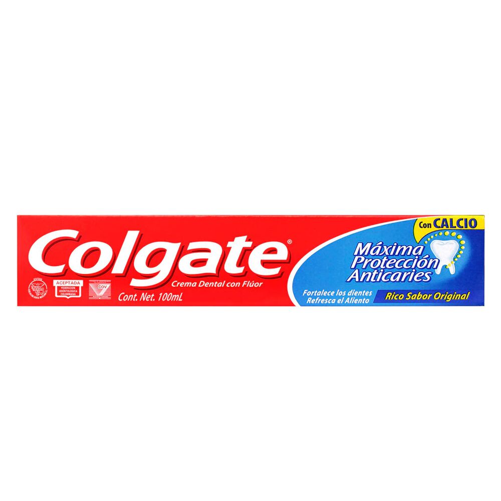 Pasta Dental Colgate Máxima Protección Anticaries Familiar 100 ml image number 0