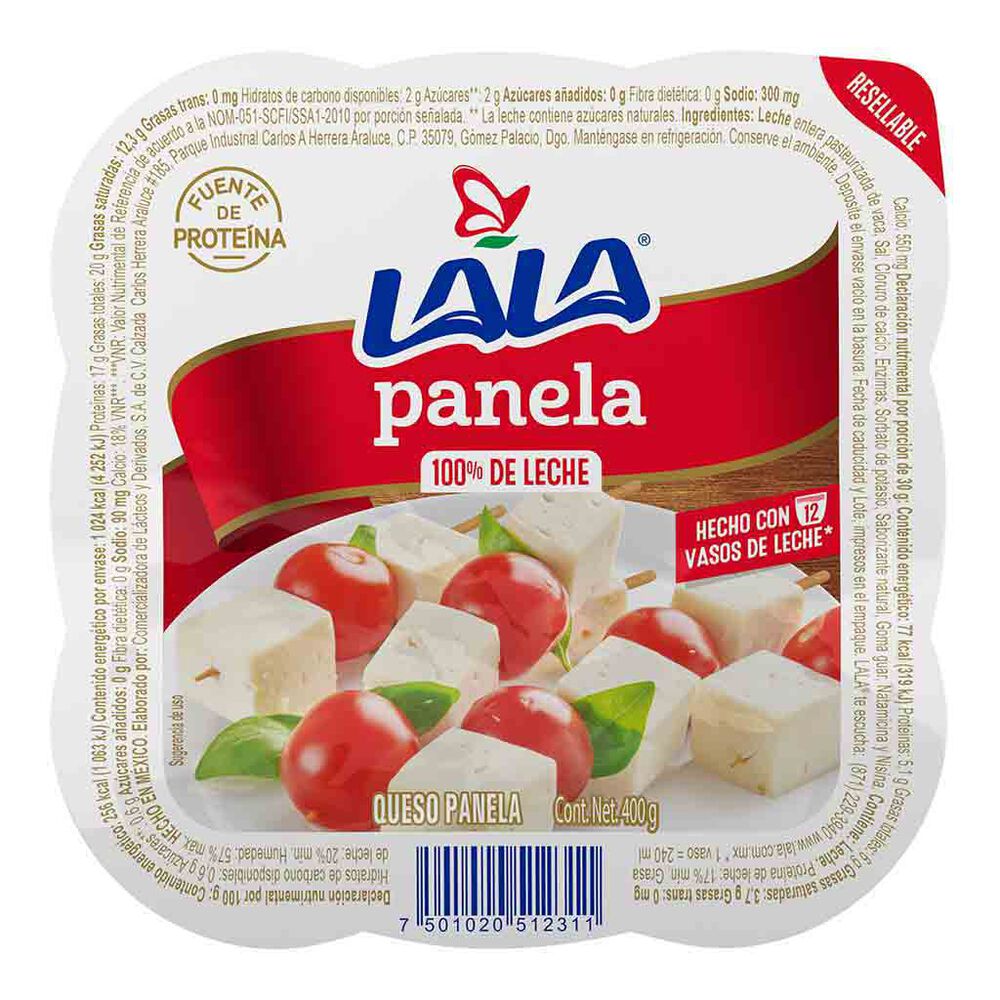 Queso Panela Lala 400 Gr image number 1