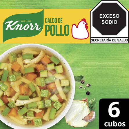 Caldo de Pollo Knorr 6 Cubos de 10.5 g image number 1