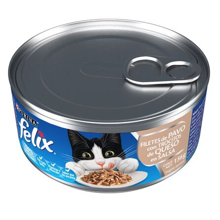 Alimento húmedo para gatos adultos Felix 156g image number 1