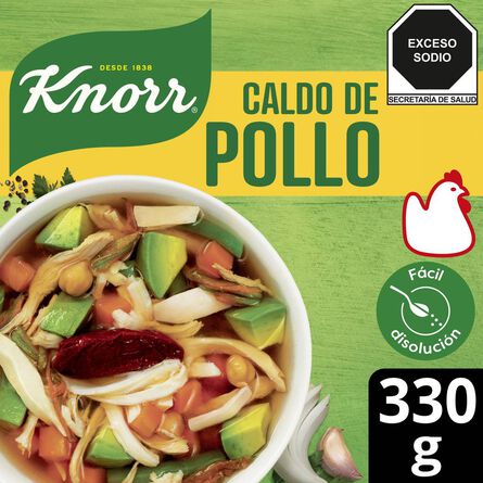 Caldo de Pollo Granulado Knorr 330 g image number 1