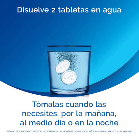 Antiácido Alka-Seltzer Sabor Lima-Limón 12 Tabletas Efervescentes&nbsp; image number 5