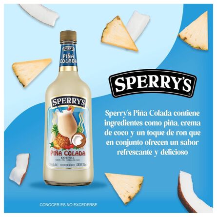 Licor Sperrys Pinia Colada 750 ml image number 1