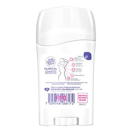 Desodorante Antitranspirante En Barra Lady Speed Stick Clinical Powder 45 G image number 4