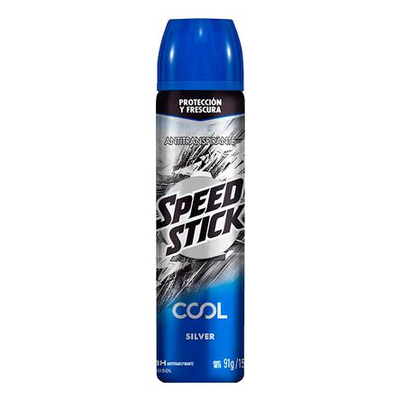 Desodorante Antitranspirante En Aerosol Speed Stick Cool Silver 91 G image number 2