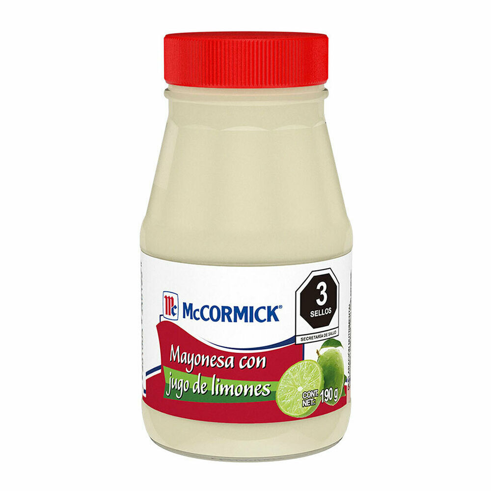 Mayonesa McCormick con limón 190 g image number 0