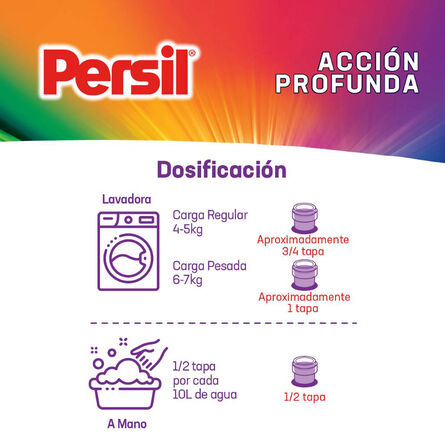 Detergente líquido Persil Color 830ml image number 2