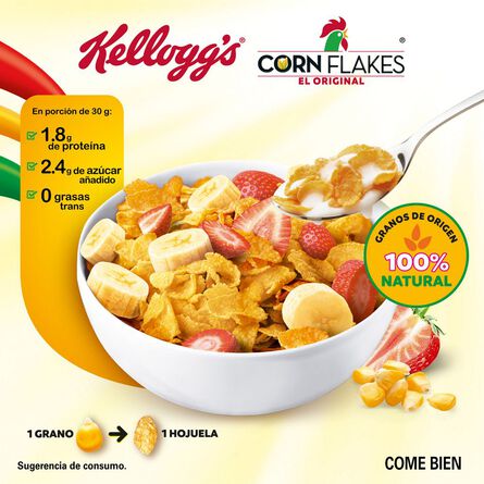 Cereal Corn Flakes Original Kellogg's Caja 410 Gr image number 2