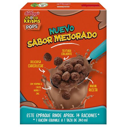 Cereal Kellogg's Choco Krispis Pops sabor Chocolate Caja 460 Gr image number 1