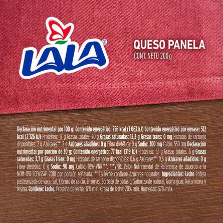 Queso Lala Panela 200 g image number 4