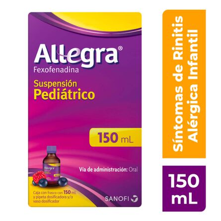 Antihistamínico Allegra Suspensión Pediatrica 150 ml image number 4