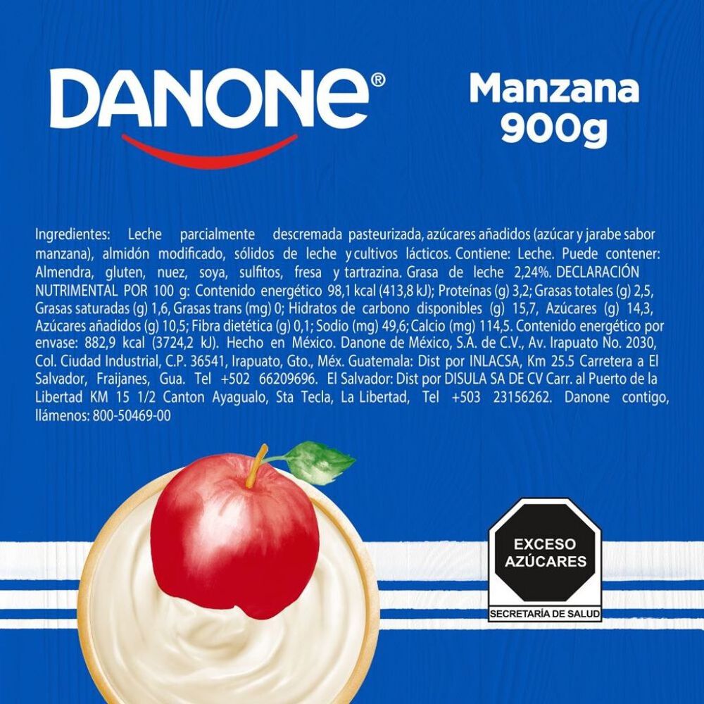 Yoghurt Danone Yoghurt Sabor Manzana 900g image number 7