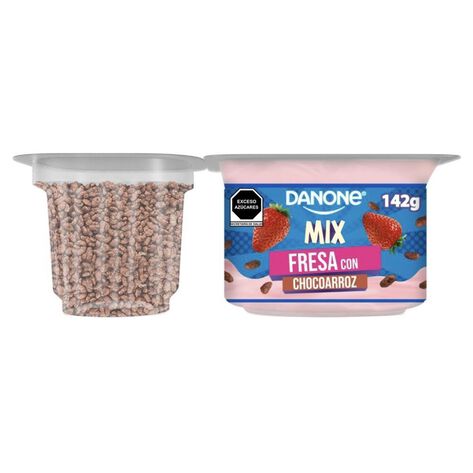 Yoghurt Danone Mix Sabor Fresa con Cereal de Chocolate 130g