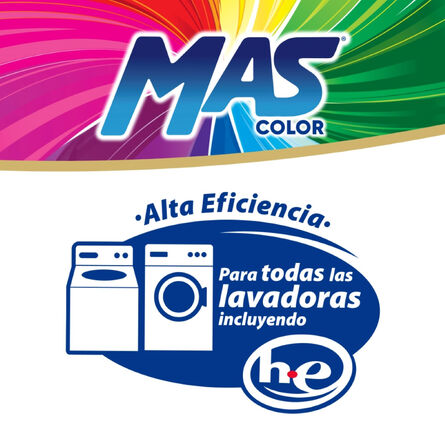 Detergente líquido Mas Color 830ml image number 5