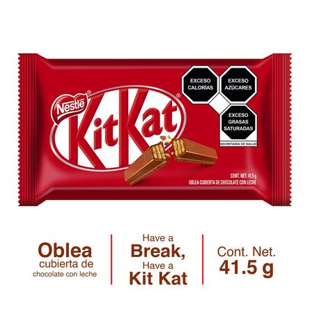 Chocolate con Leche KitKat Milk 41.5g image number 2
