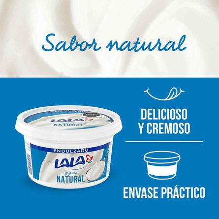 Yoghurt Batido Lala Natural 440 g image number 2