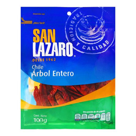 Chile Arbol San Lazaro 100 g image number 0