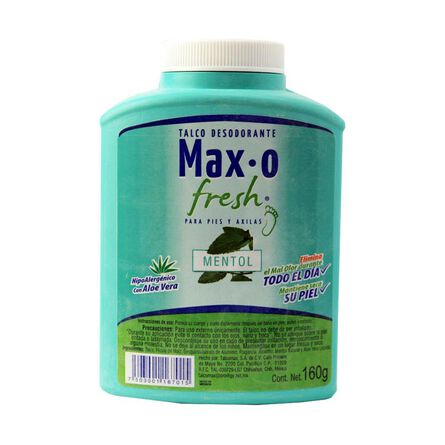 Talco MAX-O Fresh Mentol 160g image number 1