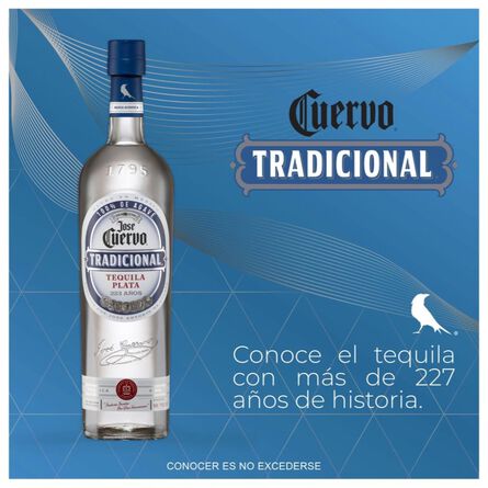 Tequila Cuervo Tradicional Plata 695 ml image number 4
