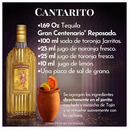 Tequila Gran Centenario Reposado 700 ml image number 1