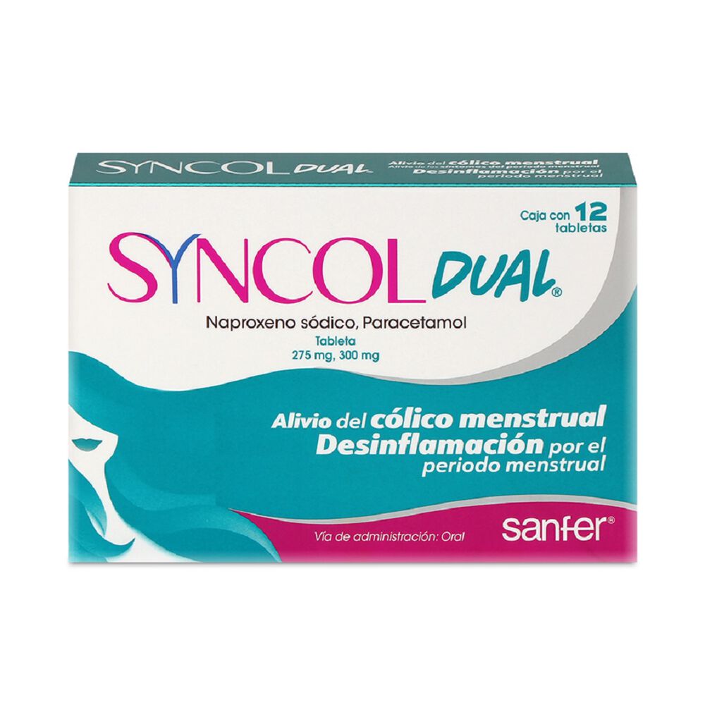 Syncol Dual 300 mg C/12 Tabletas image number 0