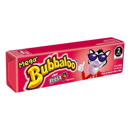 Chicle Fresa Bubbaloo 39 Gr image number 2