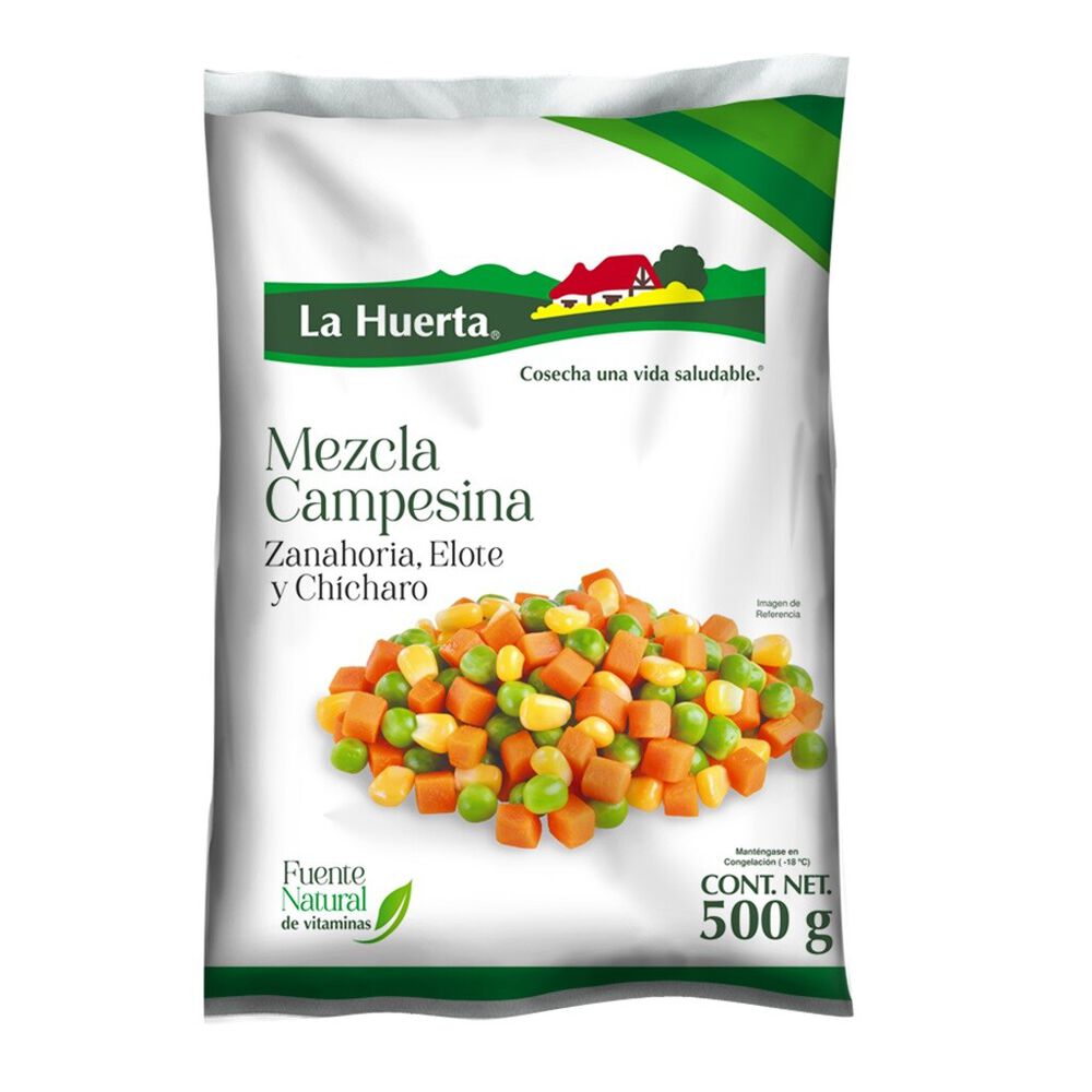 Verduras Congeladas Mezcla Campesina La Huerta 500 gr image number 0