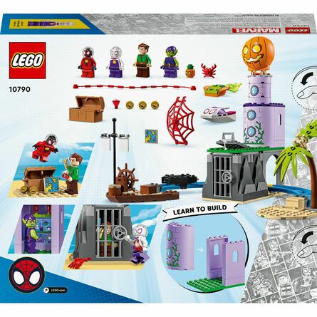 Lego Marvel 10790  Spidey En Faro Del Duende Verde 149 Pzas image number 7