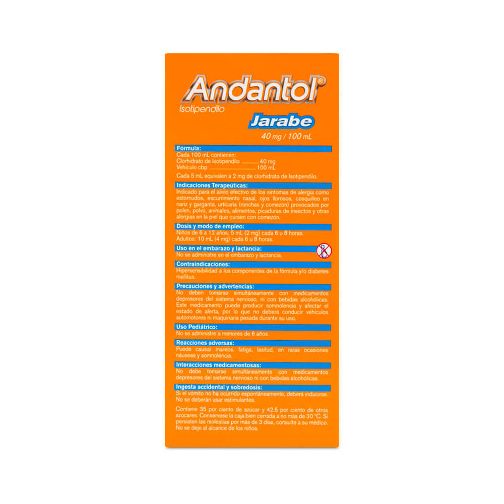 Andantol 2mg Jbe con 115ml image number 1