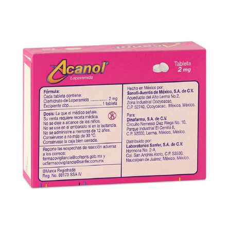 Acanol 2 mg 12 Comprimidos image number 3