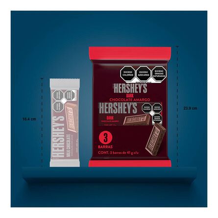Chocolate Hersheys Dark 123 Gr 3 Pack image number 3