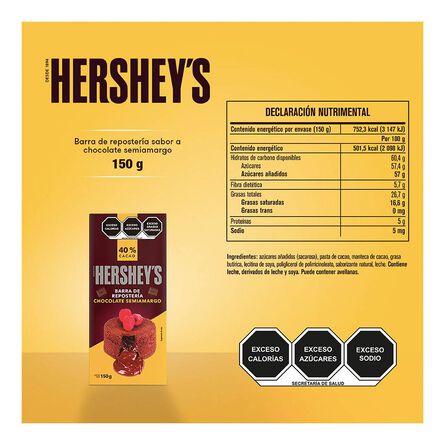 Topping Ch Semiam Hersheys 150 Gr Bar image number 2