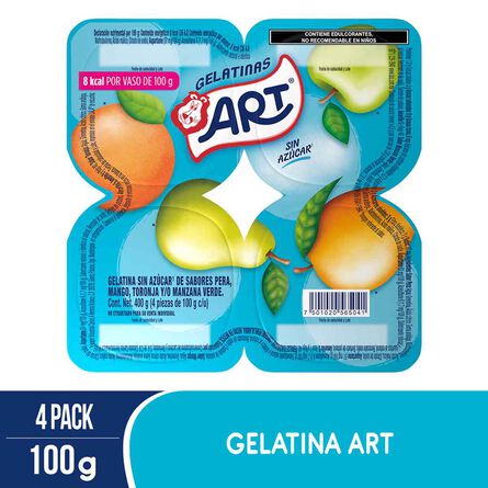 Gelatina Art Surtido 8 pz 100 g