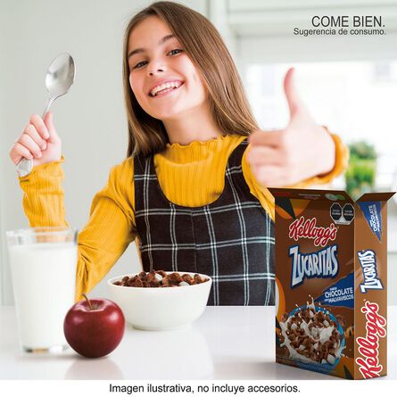 Cereal Kellogg's Zucaritas sabor Chocolate con Malvaviscos Caja 590 Gr image number 3