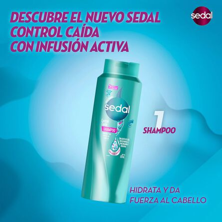 Shampoo Sedal Control Caída 620 ml image number 4