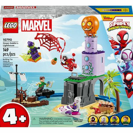 Lego Marvel 10790  Spidey En Faro Del Duende Verde 149 Pzas image number 1