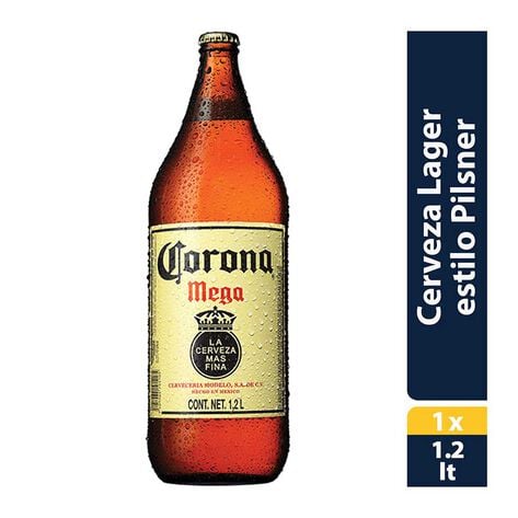 Cerveza Corona Mega 1.2 L Botella